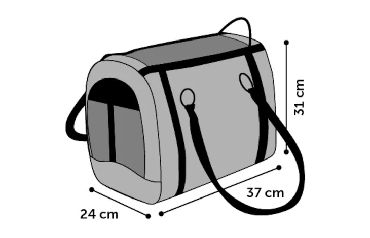 Flamingo Tatjana Pet Carrier, Light Gray - Image 5