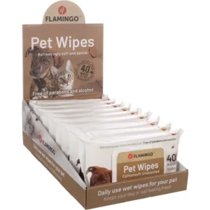 Alternative view of Flamingo Unscented Pet Wipes, 40 Wipes