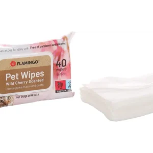 Alternative view of Flamingo Cherry Scented Pet Wipes, 40 Wipes