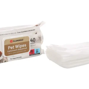 Alternative view of Flamingo Unscented Pet Wipes, XL 40 Wipes