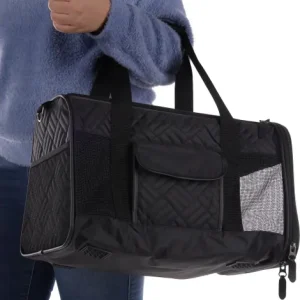 Alternative view of Flamingo Jasmine Pet Carrier, Black