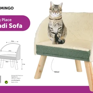 Alternative view of Flamingo Scandi Cat Sofa