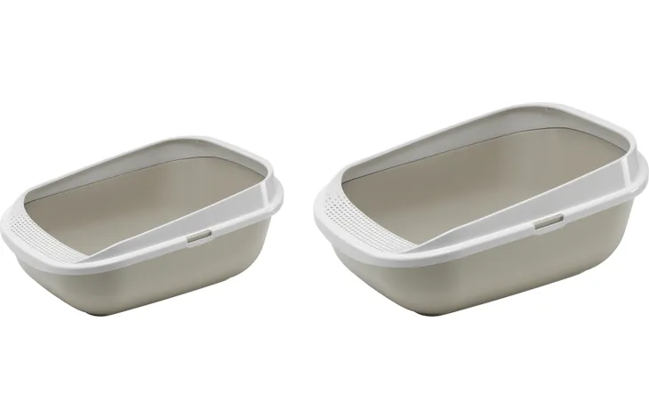 Flamingo Garfy Cat Litter Box, X-Large (48 x 65 x 29.5cm) Gray - Image 3