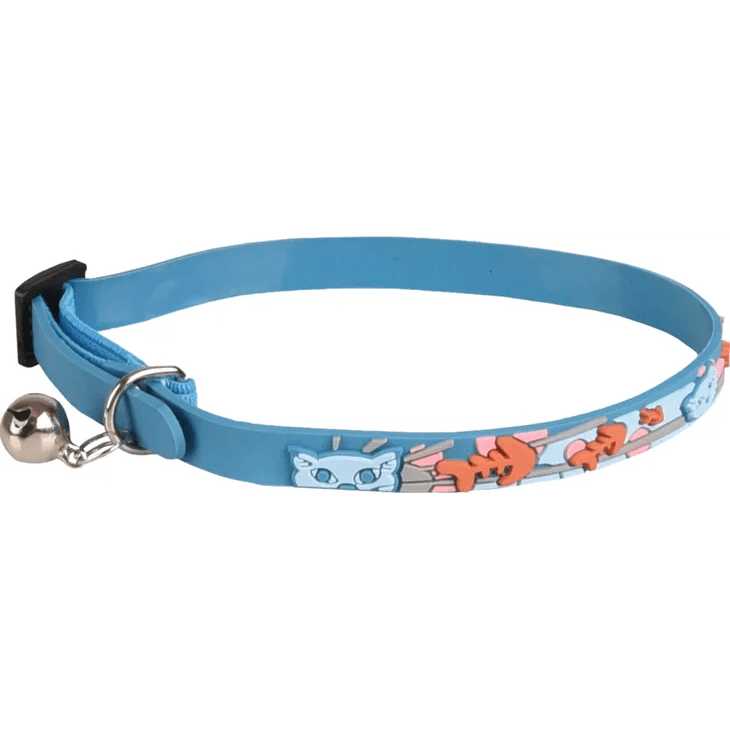 Flamingo Nanou Cat Collar, Blue - Image 3