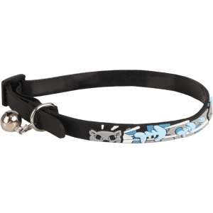 Alternative view of Flamingo Nanou Cat Collar, Black