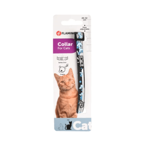 Flamingo Nanou Cat Collar, Black