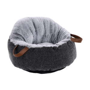 Flamingo Pofa Basket Cat Bed, Grey