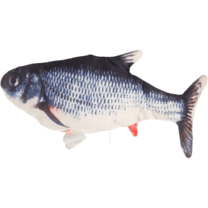 Flamingo Electronic Moving Fish Cat Toy, Grey