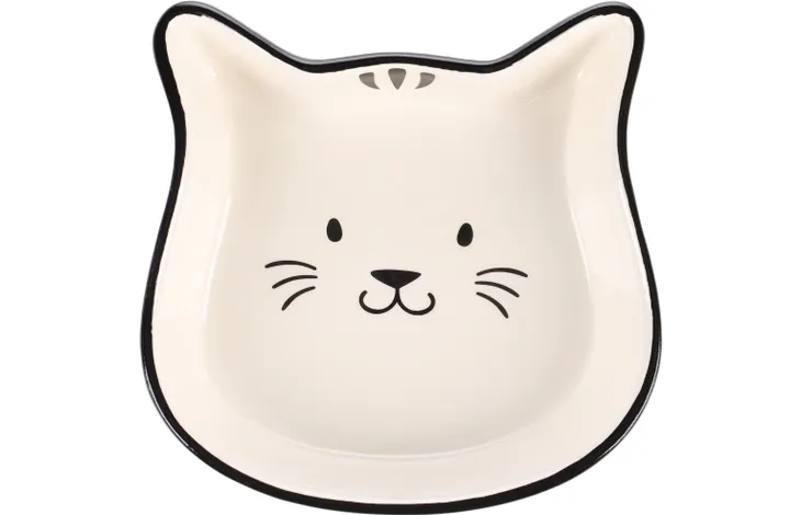 Flamingo Fofa Ceramic Cat Bowl - Image 2