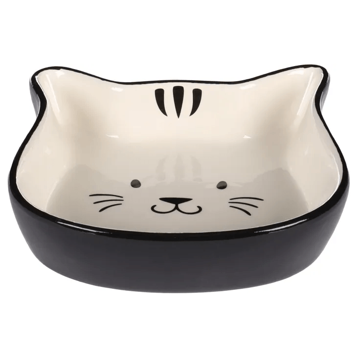 Flamingo Fofa Ceramic Cat Bowl