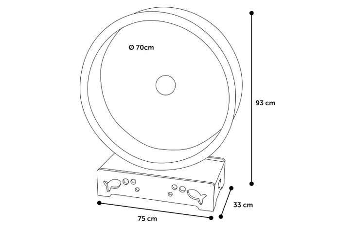 Flamingo Cat Running Wheel - Image 3