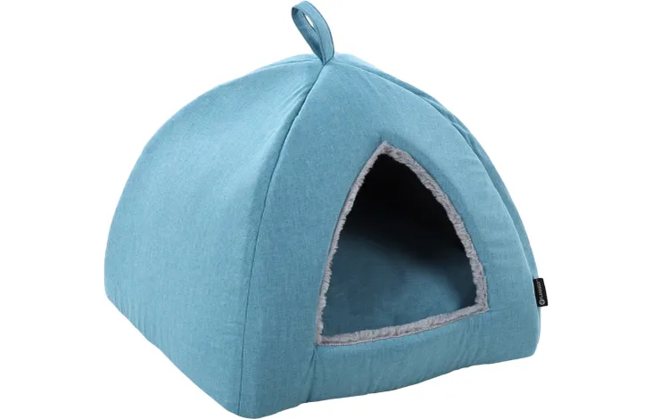 Flamingo Isidoor Cat Bed, Blue - Image 2