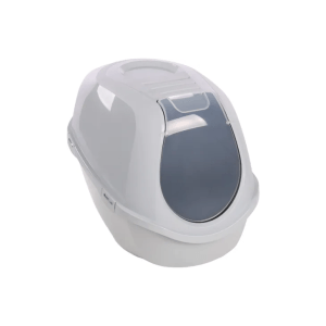 Flamingo Trini Cat Litter Box X-Large (46 x 67 x 49cm), Gray