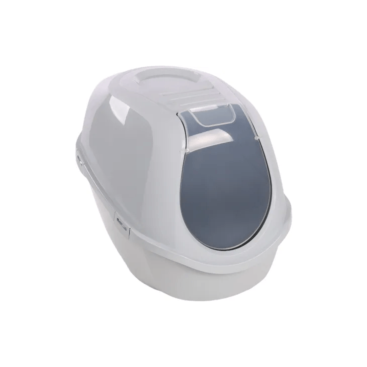 Flamingo Trini Cat Litter Box X-Large (46 x 67 x 49cm), Gray