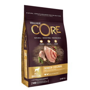 Wellness CORE Senior Original Turkey with Chicken Dry Dog Food, 1.8kg
