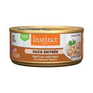 Instinct Duck Entree Grain-Free Flaked Wet Cat Food, 85g