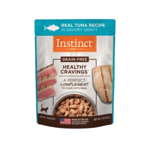 Instinct Healthy Cravings Grain-Free Real Tuna Recipe Wet Cat Food, 85g