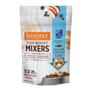Instinct Raw Boost Mixers Wild-Caught Alaskan Pollock Freeze-Dried Cat Food Topper, 5oz