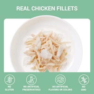 Alternative view of Schesir Chicken with Seabass in Jelly Wet Cat Food, 70g