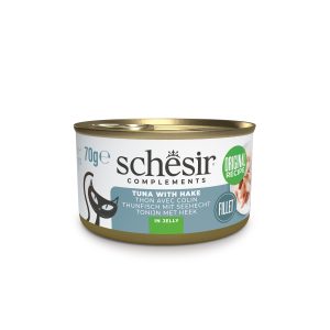 Schesir Tuna with Hake in Jelly Wet Cat Food, 70g