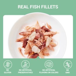 Alternative view of Schesir Tuna with Hake in Jelly Wet Cat Food, 70g