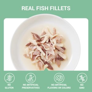 Alternative view of Schesir Tuna with Chicken in Broth Wet Cat Food, 70g