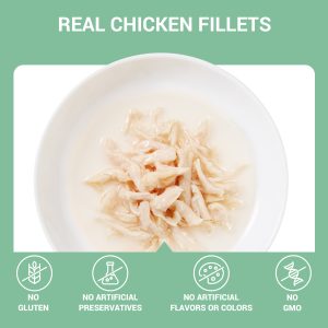 Alternative view of Schesir Chicken in Broth Wet Cat Food, 70g