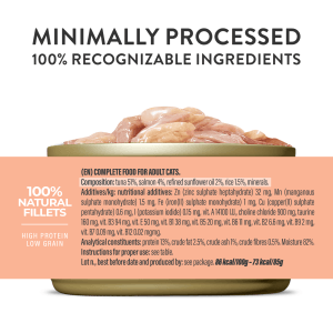 Alternative view of Schesir Complete Nutrition Tuna with Salmon in Jelly Wet Cat Food, 85g