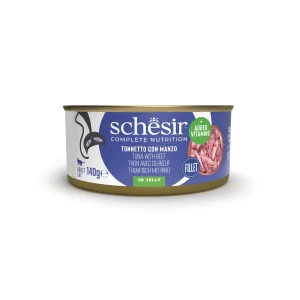 Schesir Complete Nutrition Tuna with Beef in Jelly Wet Cat Food, 140g