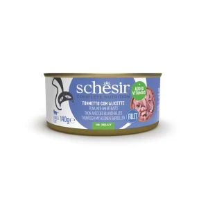 Schesir Complete Nutrition Tuna with Whitebaits in Jelly Wet Cat Food, 140g
