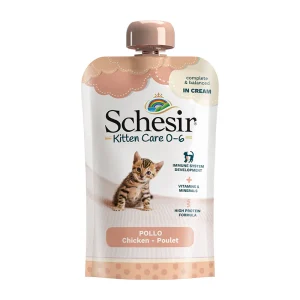 Schesir Chicken in Cream Wet Kitten Food, 150g
