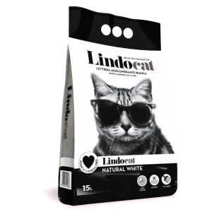 LindoCat White Bentonite Natural White Fragrance free, 15L