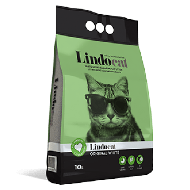 LindoCat White Bentonite Original White Fragrance free, 10L