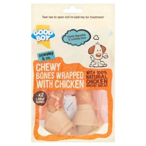 Good Boy Chicken Wrap Bone Large, Dog treat 2Pk
