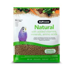 Zupreem Natural Avian for Parakeets, Canaries, Budgie 2.25lb
