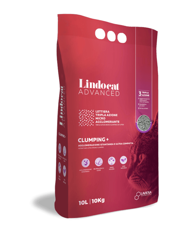 LindoCat Advanced Natural Bentonite Clumping + (Fragrance Free) 10L