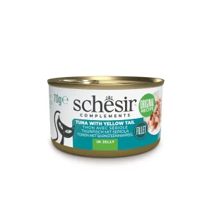 Schesir Tuna with Yellow Tail in Jelly Wet Cat Food, 70g
