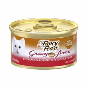 Fancy Feast Gravy Lovers Beef Feast in Roasted Beef Flavour Gravy Wet Cat Food, 85g