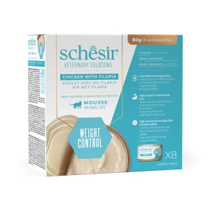 Alternative view of Schesir Veterinary Solutions Weight Control Chicken with Tilapia Mousse Wet Cat Food, 80g