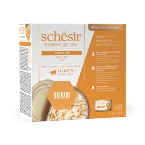 Alternative view of Schesir Veterinary Solutions Urinary Chicken Fillets Wet Cat Food, 80g
