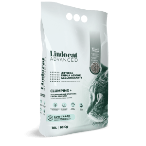 Lindocat Advanced Clumping + Low Track (Fragrance-free) Natural Bentonite Cat Litter, 10 L
