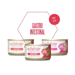 Alternative view of Schesir Veterinary Solutions Gastrointestinal Variety Pack Wet Cat Food 3x80g