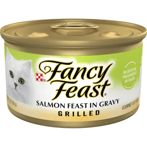 Alternative view of Fancy Feast Grilled Salmon Feast In Gravy Wet Cat Food, 85g (5+1 Pack)
