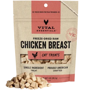 Vital Essentials Chicken Breast Freeze-Dried RAW Cat Treat