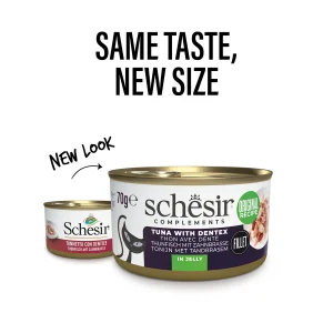 Alternative view of Schesir Tuna with Dentex in Jelly Wet Cat Food, 70g