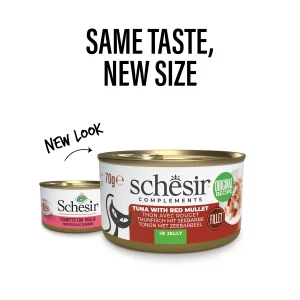 Alternative view of Schesir Tuna with Red Mullet in Jelly Wet Cat Food, 70g