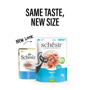 Alternative view of Schesir Tuna in Jelly Wet Cat Food, 70g