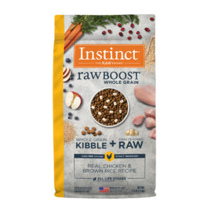 Instinct Raw Boost Whole-Grain Real Chicken & Brown Rice Dry Dog Food, 1.5kg