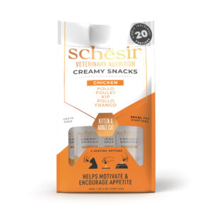 Schesir Veterinary Nutrition Chicken Cat Creamy Snacks, 20 Pieces