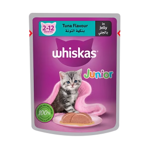 Whiskas Junior Tuna in Jelly Wet Kitten Food, 80g